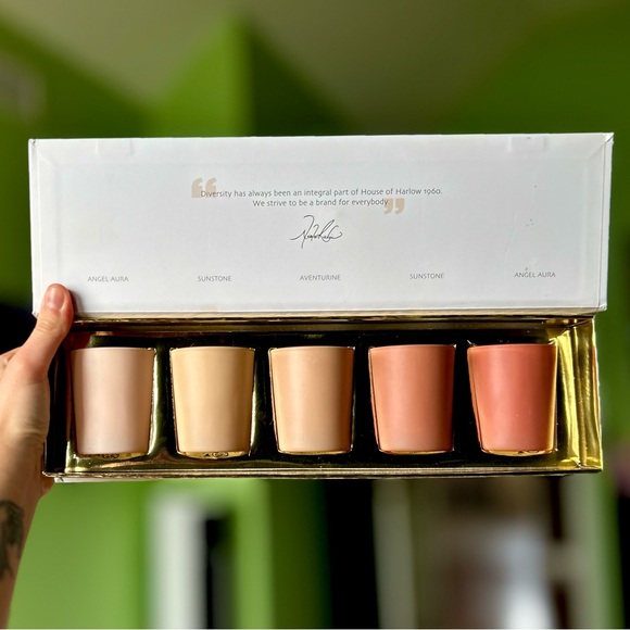 House of Harlow 1960 Other - NEW Dainty 2.5oz House of Harlow 1960 Luxury Soy Blend Candle Set of 5 Glass